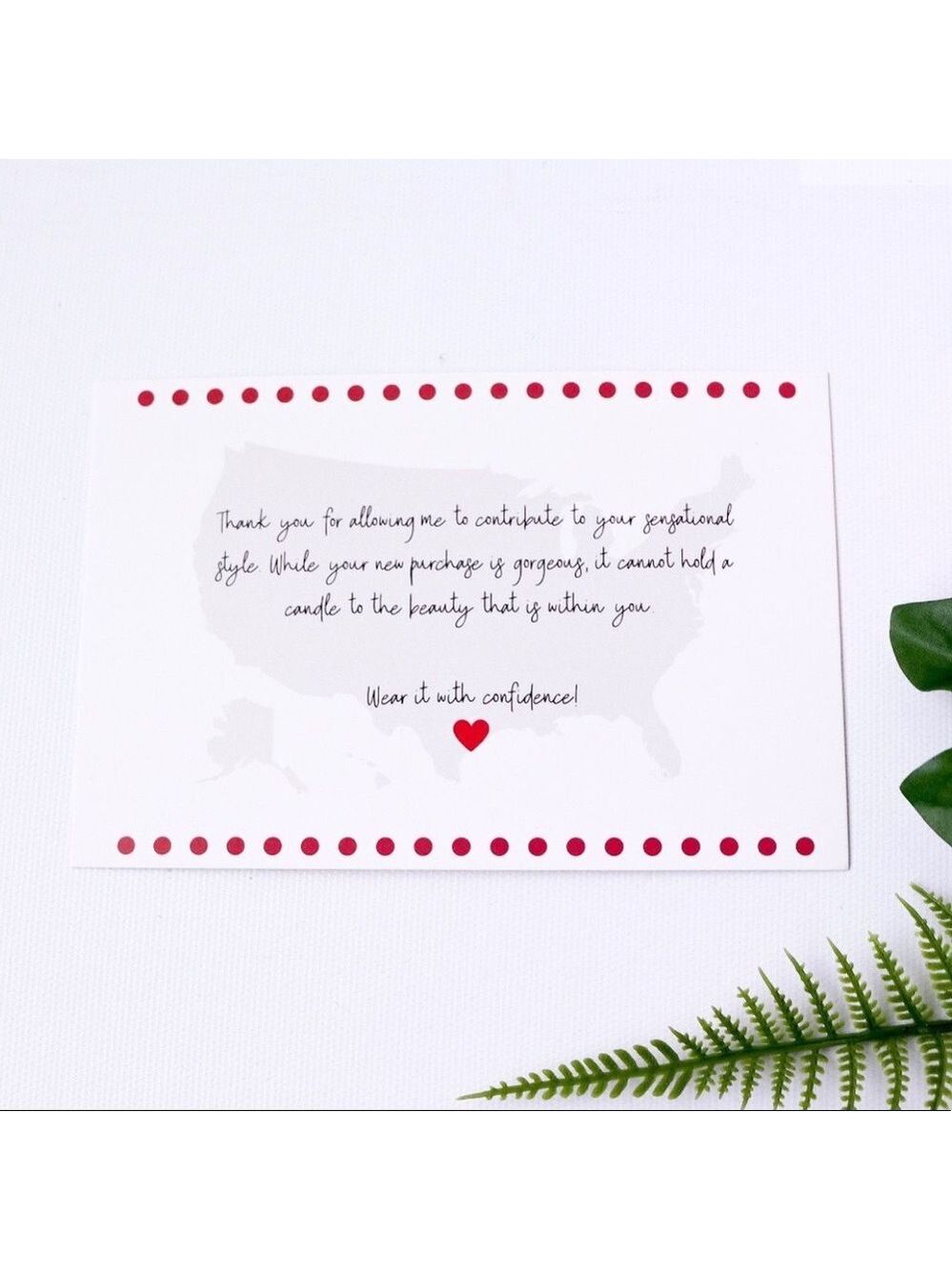 25 4X6 Confidence Thank You Cards PRICE IS FIRM - Picture 4 of 5